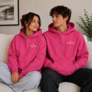 Pink Unisex Hoodie